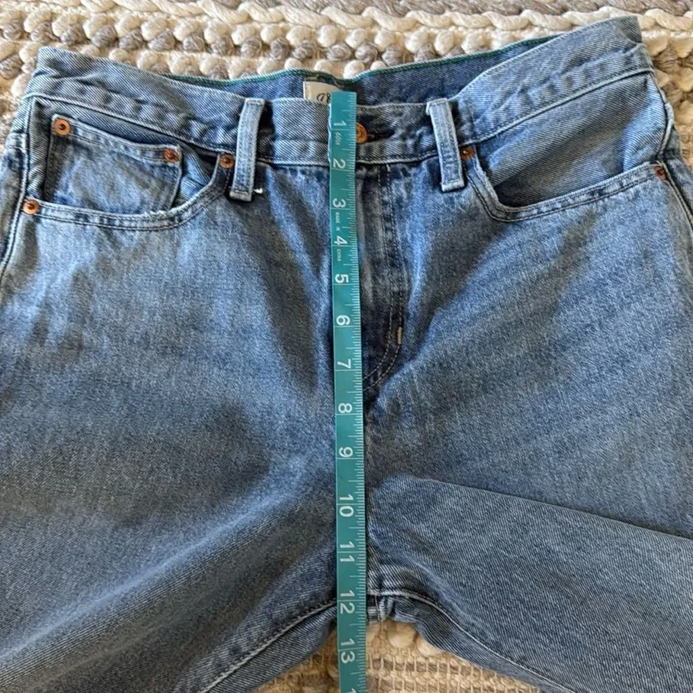 J. Crew Slouchy Boyfriend Light Blue Straight Jeans 28